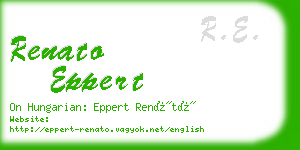 renato eppert business card